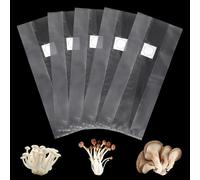 YDHfdc Bolsas de Cultivo de Hongos 20 Piezas Bolsas de Cultivo de Setas con Filtro de 0,5 Micras Bolsa de Cultivo de Hongos 32 x 50 cm para Setas, Hongos, Granos