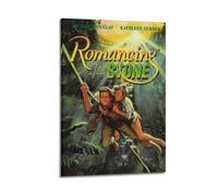 ydhgebn Póster de Romancing The Stone para pared, diseño vintage, pintura decorativa para dormitorio, sala de estar, estético, elegante, póster de 20 x 30 cm, estilo marco