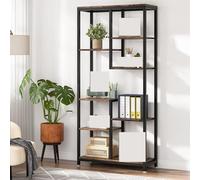 YDHSIKK Almacenamiento en la estande de la Esquina Alta Estantería de Almacenamiento de 6 Niveles y 8 baldas, Multicolor, 30 x 80 x 175 cm