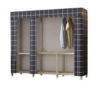 YDHSIKK - Armario de tela, armario portátil, organizador de almacenamiento de ropa de tela, para dormitorio,