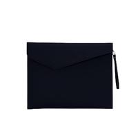 YDHSIKK Carpeta Tipo Bolsa, Carpeta organizadora de Documentos de PU, Tipo sobre, Bolsa de Datos, Multicolor, 275 x 345 mm(Black)