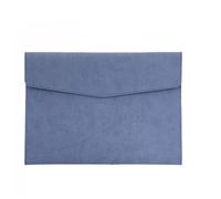 YDHSIKK Carpeta Tipo Bolsa, Organizador de Documentos de Cuero sintético Multicolor (330 x 240 mm), Paquete de 2(Blue)