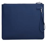 YDHSIKK Carpeta Tipo Bolsa, sobre de Cuero, Billetera, portadocumentos, Carpeta archivadora, tamaño A4, Bolsa de Archivo Comercial, Multicolor, 24,8 x 34,5 cm(Blue)