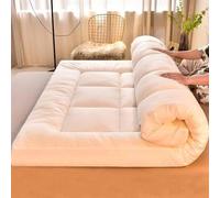 YDHSIKK Colchones de futón Colchón futón japonés for Suelo, Cama, colchón for Dormir, Multicolor, Varios tamaños(White,150x200cm)
