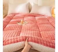 YDHSIKK Colchones de futón Colchón futón japonés portátil, Plegable, Ahorra Espacio, Multicolor, Varios tamaños(Pink,120 * 200cm/47 * 78in)