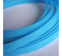YDHSIKK Funda Trenzada para Cables, Tamaños múltiples Multicolores ignífugos Ultravioleta Extensibles de la Manga Trenzada 2-14m m del Animal DOMÉSTICO(UV Blue,16MM*10 M)