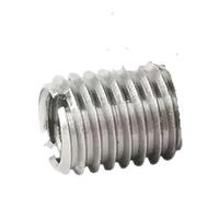 YDHSIKK Inserto roscado autorroscante, Tornillo Adaptador de Rosca autorroscante Interior y Exterior ranurado, M6-M12 de Acero Inoxidable 304, 1-10 Uds.(M10-M12X15X2pcs)