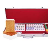 YDHSIKK Mah Jong Juego de Mahjong Chino de 152 fichas(Rose Gold)