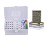 YDHSIKK Mah Jong Mahjong casero con 144 fichas enganchadas y Caja de plástico(Black,40mm)