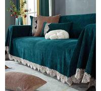 YDHSIKK Mantas para sofás, Manta for sofá Grande de 3 plazas, Funda for, Colcha y(E,45x45cmpillowcase)