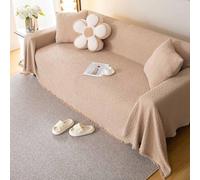 YDHSIKK Mantas para sofás, Mantas Grandes for sofá de 3 plazas, Antideslizantes, con borlas Decorativas, de Seersucker, extragrandes.(#35,180x130cm)