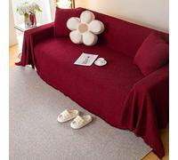 YDHSIKK Mantas para sofás, Mantas Grandes for sofá de 3 plazas, Antideslizantes, con borlas Decorativas, de Seersucker, extragrandes.(#33,180x180cm)