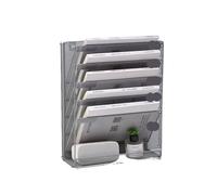 YDHSIKK Mesa de pie Organizador ordenado, Estante Colgante de Metal con Cinco Capas, Soporte Almacenamiento Multifuncional