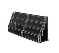 YDHSIKK Mesa de pie Organizador ordenado, Estante de Almacenamiento Superficie 2 a 6 Niveles for Colocar periódicos y revistas(4 Tier L)
