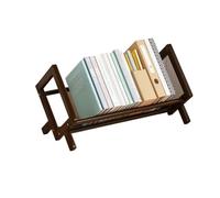 YDHSIKK Mesa de pie Organizador ordenado, Estantería de Almacenamiento for Documentos Oficina, Libros, Estudiantes, económica, Organizador utilidades(Brown-m)