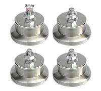 YDHSIKK Muebles Piernas 4 Piezas de Patas de Muebles, Patas de sofá, Patas de Muebles de Acero Inoxidable, elevadores de Muebles de Repuesto Redondos(B)