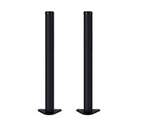 YDHSIKK Muebles Piernas Patas de Mesa de Metal for Muebles, Patas de gabinete Ajustables, 20-130 cm, Ajustables de 0 a 30 mm, 6 Colores, con Tornillos y Destornillador(Black,40cm)