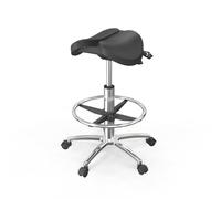 YDHSIKK Taburetes Taburete Giratorio hidráulico de Altura Ajustable con Respaldo y reposapiés for consultorio Dental, clínica de masajes, SPA y salón (A2)