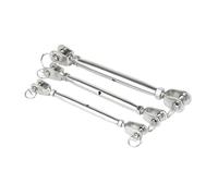 YDHSIKK Tensor de Cable con Tensor, Tensor de Acero Inoxidable 304, Cuerpo Abierto y Cerrado, M4-M20 de Ojo de Gancho for Barco Marino, 1 Pieza(Closed Body,M10)