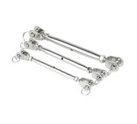 YDHSIKK Tensor de Cable con Tensor, Tensor de Cuerpo Cerrado Abierto de Acero Inoxidable 304, Gancho for Barco, Cuerda de Alambre, M4-M20 de tensión, 1 Uds.(Closed Body,M10)