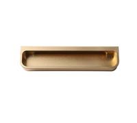 YDHSIKK Tiradores de Borde, Manijas Ocultas del Borde del Dedo del Armario de los Muebles for el cajón del guardarropa del gabinete Multicolor(Golden-10pcs)