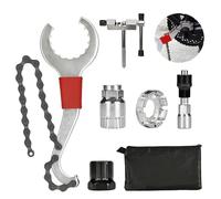 YDIAMEJ Kit de Herramientas de Reparación de Bicicletas 6 Pcs con Llave 3 en 1 Extractor de Cassette Rompedor de Cadena Extractor de Biela Extractor de Pedalier Llave de Cono de Buje