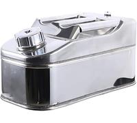 YDIJFLL BidóN De BidóN De Acero Inoxidable Pulido 304 Combustible, Gasolina, DiéSel, Válvula De Liberación De Aire De Acero Inoxidable, Carreras(Size:5L)