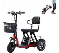YDIJFLL Motonetas de Movilidad para Adultos, 48V30Ah, Scooters de Viaje portátiles Ligeros, Scooter Plegable, Almacenamiento móvil para Maletero de Coche para Personas Mayores
