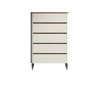 YDkjwjw Cómoda De Madera De 5 Cajones, Cómoda Compacta De Gran Capacidad For Usar como Mesa Auxiliar De Sofá O Mesilla De Noche.(70x40x110cm)