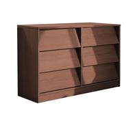 YDkjwjw Cómoda Moderna De 6 Cajones, Cómoda De Madera, Gran Armario Organizador For Dormitorio, Sala De Estar Y Pasillo.(Walnut,100 * 40 * 85cm)