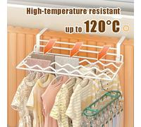 YDkjwjw Estante De Lavandería para Secadora De Ropa con Radiador De Barras Múltiples para Superficies De Radiador, Sostiene Varias Prendas (Camisas, Pantalones, Toallas) para Alféizares