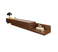 YDkjwjw Soporte de TV Extensible con Cajón, Moderno Gabinete de Consola Multimedia de Centro de Entretenimiento de Madera con Estantes Abiertos para Sala de Estar