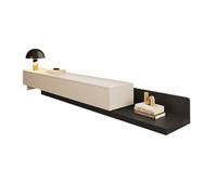 YDkjwjw Soporte de TV Extensible con Cajón, Moderno Gabinete de Consola Multimedia de Centro de Entretenimiento de Madera con Estantes Abiertos para Sala de Estar
