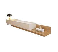 YDkjwjw Soporte de TV Extensible con Cajón, Moderno Gabinete de Consola Multimedia de Centro de Entretenimiento de Madera con Estantes Abiertos para Sala de Estar