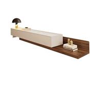 YDkjwjw Soporte de TV Extensible con Cajón, Moderno Gabinete de Consola Multimedia de Centro de Entretenimiento de Madera con Estantes Abiertos para Sala de Estar