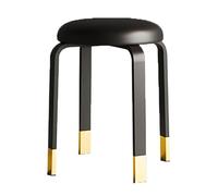 YDkjwjw Taburetes apilables redondos de madera maciza, sillas escolares, taburetes de vestir, taburetes pequeños, para estudiantes, sala de estar, comedor, aula