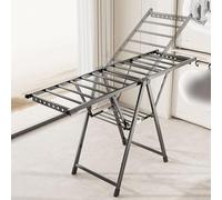 YDkjwjw Tendedero Grande Independiente Tendedero Plegable para Ropa con Alas Ajustables Tendedero Plegable de Aluminio para Ropa Toallas Zapatos