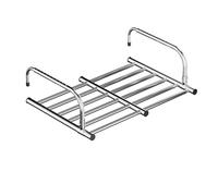 YDkjwjw Toallero Plegable de Acero Inoxidable, Tendedero Telescópico Plegable para Radiador, Tendedero Colgante Extensible para Balcones, Barandillas y Paredes
