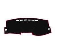 YDLYDL Almohadilla Salpicadero para Toyota Corolla E140 E150 2006 2007 2008 2009 2010 2012 2013, Coche Tablero Alfombra Parasol Alfombrilla Antideslizante Interiores Tablero,Right Hand Drive-Red