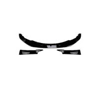 YDLYDL Labio Parachoques De Automóvil para BMW 1 Series F20 F21 Early M Sport 2012-2014, Spoter Spoiler Delantero Difusor Alerón Divisor Estilo Parachoques Spoiler,A-Glossy Black