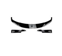 YDLYDL Labio Parachoques De Automóvil para BMW 3 Series F30 F31 M-Tech 320i 2013-2019, Spoter Spoiler Delantero Difusor Alerón Divisor Estilo Parachoques Spoiler,A-Glossy Black