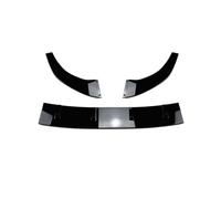 YDLYDL Labio Parachoques De Automóvil para Polo MK6 2018+, Spoter Spoiler Delantero Difusor Alerón Divisor Estilo Parachoques Spoiler,A-Glossy Black