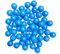 YDMHYLAI 200 Uds. Paintball Calibre 0,68, Bola elástica de Nailon Reutilizable de 17mm for Tiro al Aire Libre portátil fácil(Blue 200pcd)