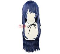 ydound 2022 2021 Anime Inicianza de Gran Altura Yuri Honjo Cosplay Pelucas Dark Blue Girls Pelo Resistente al Calor Cabello + Peluca Cap Fiesta Play Props
