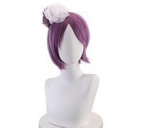 ydound 2022 Anime Akatsuki Konan Peluca Púrpura Cosplay Pelo Resistente al Calor + Peluca Cap + Accesorio for el Cabello Pelaje de Partido de Halloween Play Props