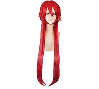 ydound 2022 Anime Black Butler Grell Sutcliff Rojo Larga Peluca Cosplay Traje Resistente al Calor Cosplay Pelucas de Cosplay