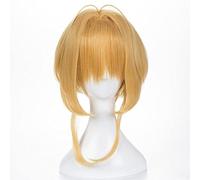 ydound 2022 Anime Cardcaptor Sakura Cosplay Pelucas Sakura Kinomoto Cosplay Peluca Peluca Sintética Resistente al Calor Pelo Halloween Fiesta de Halloween Wig GOLDINO (Color : Golden)