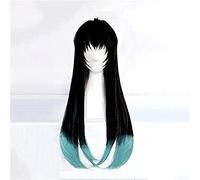 ydound 2022 Anime Demon Slayer Kimetsu No Yaiba Cosplay Pelucas Tokitou Muichirou Cosplay Peluca Sintética Peluca Pelo Pelo Hoja de Peluca Demonal Halloween (Color : Wig)