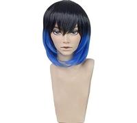 ydound 2022 Anime Demon Slayer: Kimetsu No Yaiba inosuke hashibira Pelo Resistente al Calor Resistente al Pelo Cosplay shigs + Wig Tapa