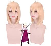 ydound 2022 Anime Fate Grand Order Sakura Sabre Okita Souji Peluca Women Thream Threat Resistente al Pelo Sintético Okita Souji Cosplay Traje Pelucas
